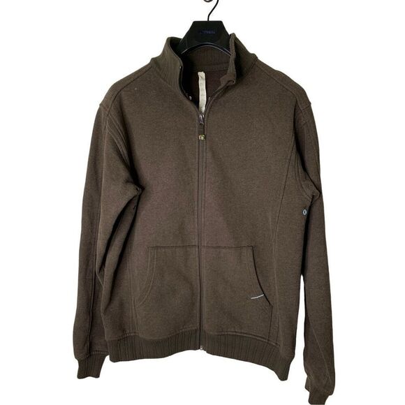 Lululemon bomber jacket brown men's size medium - Picture 1 of 5